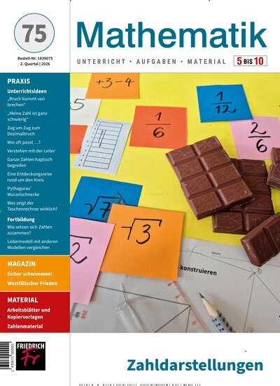 Titelbild der Ausgabe 75/2026 von Mathematik Klasse 5-10. Diese Zeitschrift und viele weitere Zeitschriften für Pädagogik als Abo oder epaper bei United Kiosk online kaufen.