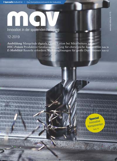 Titelbild der Ausgabe 12/2019 von mav. Diese Zeitschrift und viele weitere Industriemagazine und Handwerkmagazine als Abo oder epaper bei United Kiosk online kaufen.