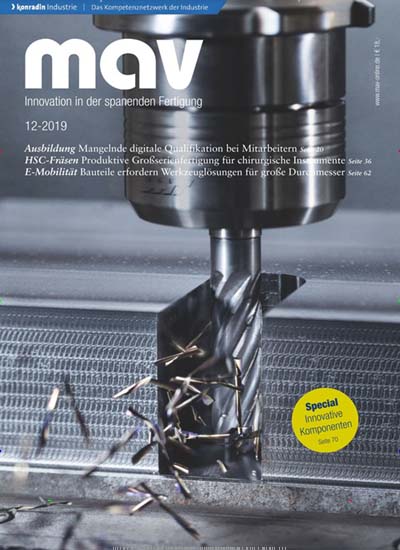 Titelbild der Ausgabe 12/2019 von mav. Diese Zeitschrift und viele weitere Industriemagazine und Handwerkmagazine als Abo oder epaper bei United Kiosk online kaufen.