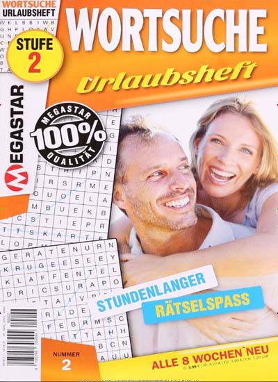 Titelbild der Ausgabe 2/2021 von Megastar Wortsuche. Diese Zeitschrift und viele weitere Groschenromane und Rätselhefte als Abo oder epaper bei United Kiosk online kaufen.