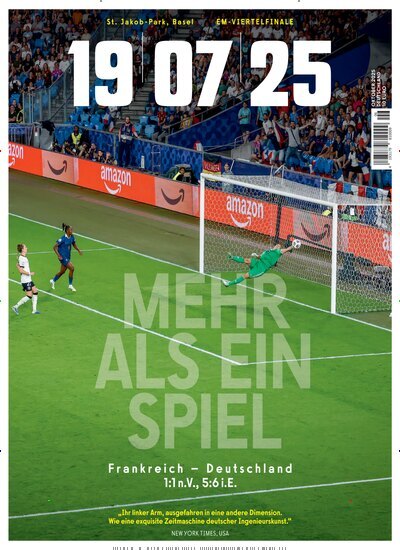 Titelbild der Ausgabe 6/2025 von Mehr als ein Spiel Frankreich Deutschland 2025. Diese Zeitschrift und viele weitere Sportmagazine als Abo oder epaper bei United Kiosk online kaufen.
