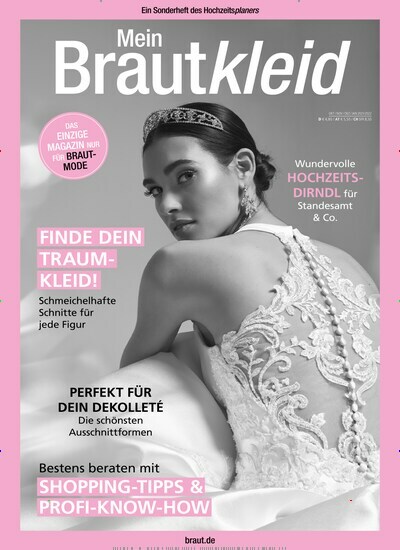 Titelbild der Ausgabe 1/2022 von Mein Brautkleid. Diese Zeitschrift und viele weitere Modemagazine und DIY-Magazine als Abo oder epaper bei United Kiosk online kaufen.