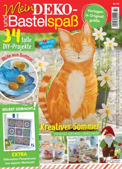 Titelbild der Ausgabe 54/2024 von Mein Deko- und Bastelspaß. Diese Zeitschrift und viele weitere Elternzeitschriften und Tierzeitschriften als Abo oder epaper bei United Kiosk online kaufen.