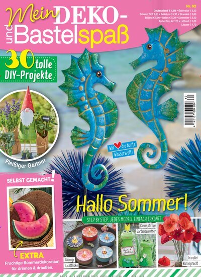 Titelbild der Ausgabe 62/2026 von Mein Deko- und Bastelspaß. Diese Zeitschrift und viele weitere Modemagazine und DIY-Magazine als Abo oder epaper bei United Kiosk online kaufen.