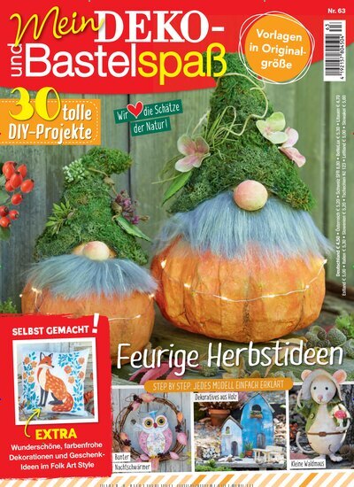 Titelbild der Ausgabe 63/2026 von Mein Deko- und Bastelspaß. Diese Zeitschrift und viele weitere Modemagazine und DIY-Magazine als Abo oder epaper bei United Kiosk online kaufen.