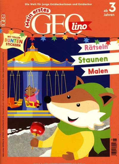 Titelbild der Ausgabe 6/2022 von Mein erstes Geolino. Diese Zeitschrift und viele weitere Jugendzeitschriften und Kinderzeitschriften als Abo oder epaper bei United Kiosk online kaufen.