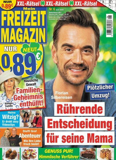 Titelbild der Ausgabe 6/2025 von Mein Freizeit Magazin. Diese Zeitschrift und viele weitere Frauenzeitschriften als Abo oder epaper bei United Kiosk online kaufen.