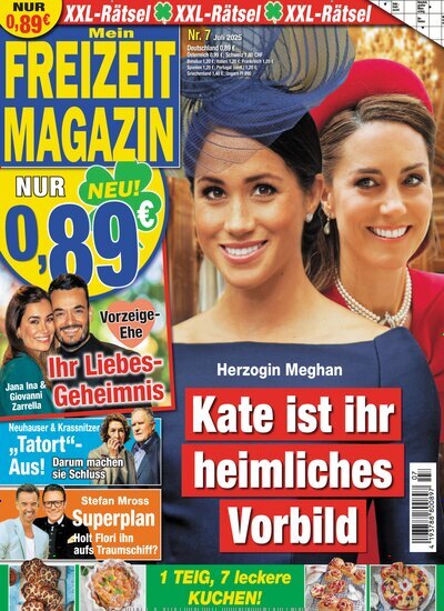 Titelbild der Ausgabe 7/2025 von Mein Freizeit Magazin. Diese Zeitschrift und viele weitere Frauenzeitschriften als Abo oder epaper bei United Kiosk online kaufen.
