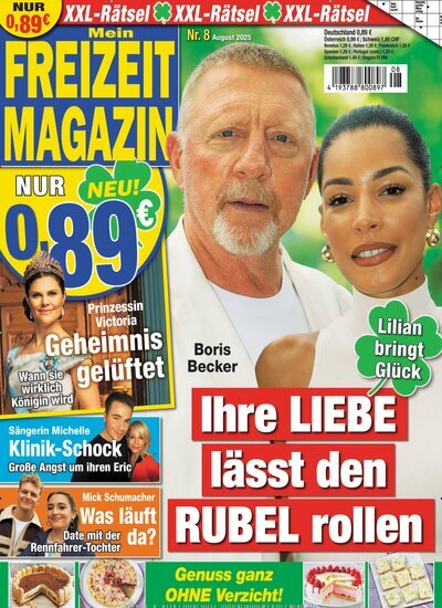 Titelbild der Ausgabe 8/2025 von Mein Freizeit Magazin. Diese Zeitschrift und viele weitere Frauenzeitschriften als Abo oder epaper bei United Kiosk online kaufen.
