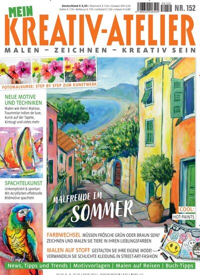 Titelbild der Ausgabe 152/2025 von Mein Kreativ Atelier. Diese Zeitschrift und viele weitere Modemagazine und DIY-Magazine als Abo oder epaper bei United Kiosk online kaufen.
