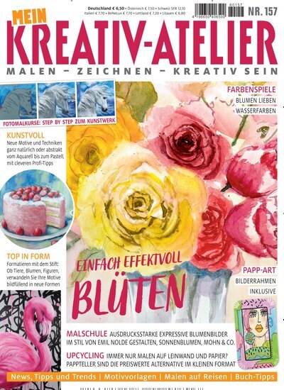 Titelbild der Ausgabe 157/2026 von Mein Kreativ Atelier. Diese Zeitschrift und viele weitere Modemagazine und DIY-Magazine als Abo oder epaper bei United Kiosk online kaufen.