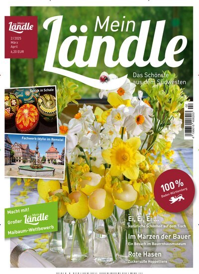 Titelbild der Ausgabe 2/2025 von Mein Ländle. Diese Zeitschrift und viele weitere Gartenzeitschriften und Wohnzeitschriften als Abo oder epaper bei United Kiosk online kaufen.