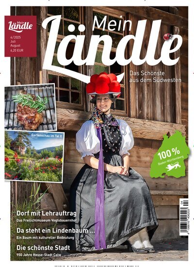 Titelbild der Ausgabe 4/2025 von Mein Ländle. Diese Zeitschrift und viele weitere Gartenzeitschriften und Wohnzeitschriften als Abo oder epaper bei United Kiosk online kaufen.