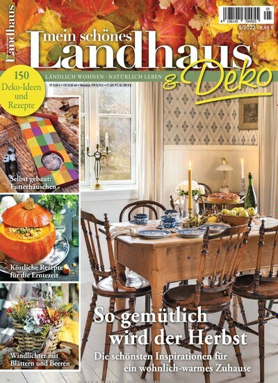 Titelbild der Ausgabe 5/2023 von Mein schönes Landhaus. Diese Zeitschrift und viele weitere Gartenzeitschriften und Wohnzeitschriften als Abo oder epaper bei United Kiosk online kaufen.