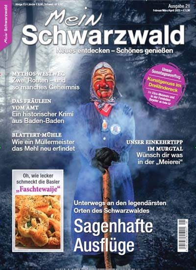 Titelbild der Ausgabe 21/2025 von Mein Schwarzwald. Diese Zeitschrift und viele weitere Reisemagazine, Freizeitmagazine und Wissensmagazine als Abo oder epaper bei United Kiosk online kaufen.