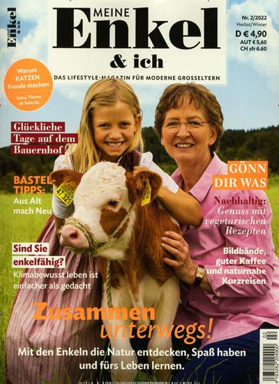 Titelbild der Ausgabe 3/2022 von Meine Enkel & Ich. Diese Zeitschrift und viele weitere Elternzeitschriften und Tierzeitschriften als Abo oder epaper bei United Kiosk online kaufen.