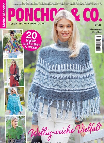 Titelbild der Ausgabe 1/2023 von Meine Masche. Diese Zeitschrift und viele weitere Modemagazine und DIY-Magazine als Abo oder epaper bei United Kiosk online kaufen.