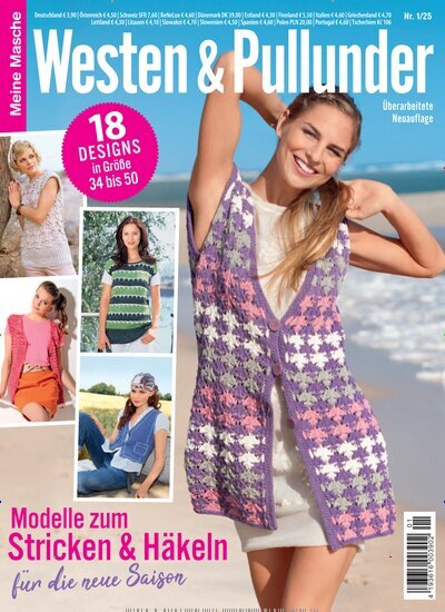 Titelbild der Ausgabe 1/2025 von Meine Masche. Diese Zeitschrift und viele weitere Modemagazine und DIY-Magazine als Abo oder epaper bei United Kiosk online kaufen.