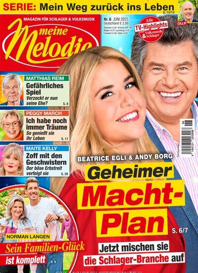 Titelbild der Ausgabe 6/2025 von Meine Melodie. Diese Zeitschrift und viele weitere Frauenzeitschriften als Abo oder epaper bei United Kiosk online kaufen.