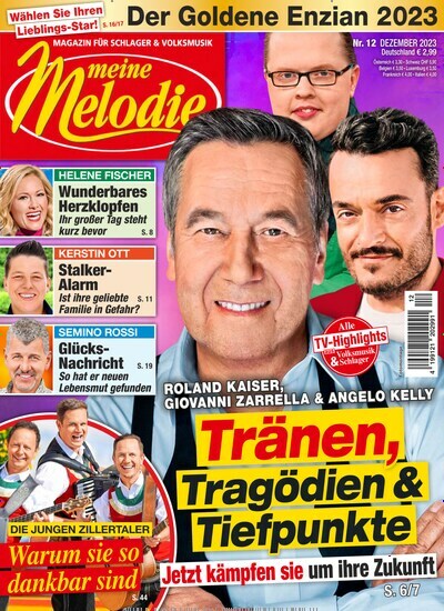 Titelbild der Ausgabe 12/2023 von Meine Melodie. Diese Zeitschrift und viele weitere Frauenzeitschriften als Abo oder epaper bei United Kiosk online kaufen.