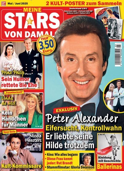 Titelbild der Ausgabe 3/2025 von Meine Stars von damals. Diese Zeitschrift und viele weitere Frauenzeitschriften als Abo oder epaper bei United Kiosk online kaufen.