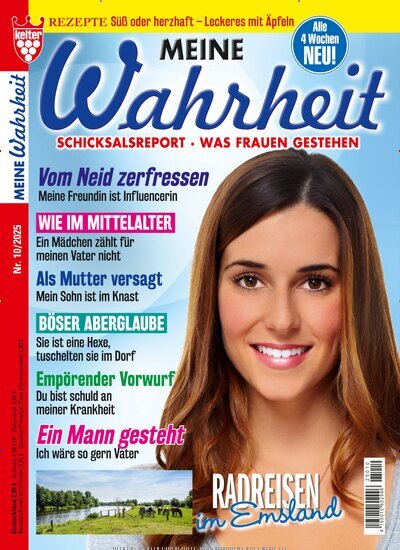 Titelbild der Ausgabe 10/2025 von Meine Wahrheit. Diese Zeitschrift und viele weitere Frauenzeitschriften als Abo oder epaper bei United Kiosk online kaufen.