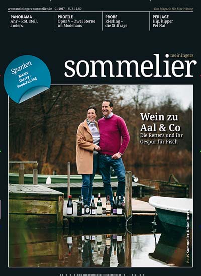 Titelbild der Ausgabe 1/2017 von Meiningers Sommelier. Diese Zeitschrift und viele weitere Gastronomiezeitschriften, Fashionmagazine, Beautymagazine als Abo oder epaper bei United Kiosk online kaufen.