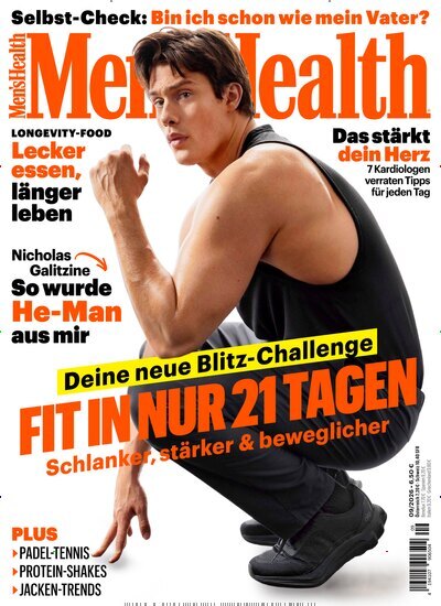 Titelbild der Ausgabe 9/2026 von Mens Health. Diese Zeitschrift und viele weitere Lifestylemagazine und Peoplemagazine als Abo oder epaper bei United Kiosk online kaufen.