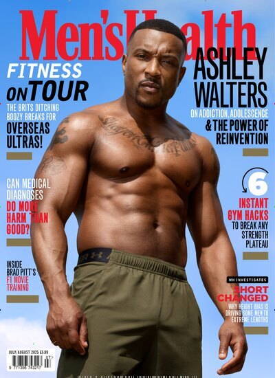 Titelbild der Ausgabe 7/2025 von Mens Health UK. Diese Zeitschrift und viele weitere Wirtschaftsmagazine und Politikmagazine als Abo oder epaper bei United Kiosk online kaufen.