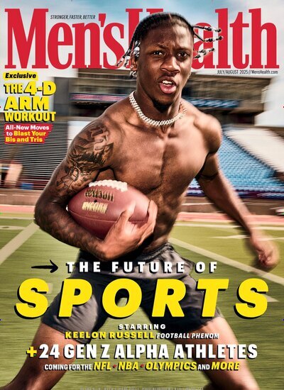 Titelbild der Ausgabe 4/2025 von Mens Health USA. Diese Zeitschrift und viele weitere Wirtschaftsmagazine und Politikmagazine als Abo oder epaper bei United Kiosk online kaufen.