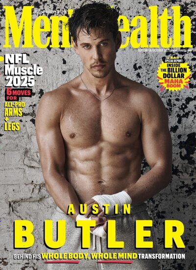 Titelbild der Ausgabe 5/2025 von Mens Health USA. Diese Zeitschrift und viele weitere Wirtschaftsmagazine und Politikmagazine als Abo oder epaper bei United Kiosk online kaufen.