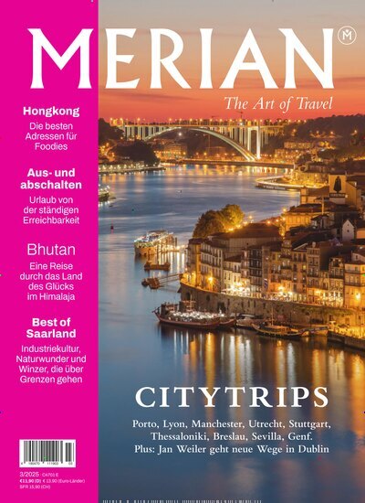 Titelbild der Ausgabe 3/2025 von Merian. Diese Zeitschrift und viele weitere Reisemagazine, Freizeitmagazine und Wissensmagazine als Abo oder epaper bei United Kiosk online kaufen.