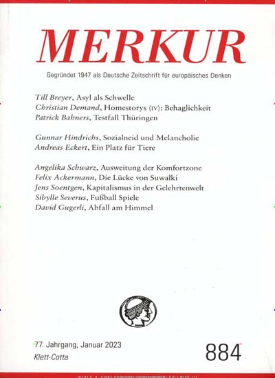 Titelbild der Ausgabe 884/2023 von Merkur. Diese Zeitschrift und viele weitere Reisemagazine, Freizeitmagazine und Wissensmagazine als Abo oder epaper bei United Kiosk online kaufen.