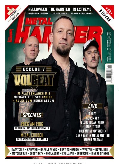 Titelbild der Ausgabe 6/2025 von Metal Hammer. Diese Zeitschrift und viele weitere Reisemagazine, Freizeitmagazine und Wissensmagazine als Abo oder epaper bei United Kiosk online kaufen.