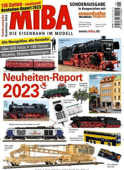 Titelbild der Ausgabe 1/2023 von MIBA Sonderausgabe. Diese Zeitschrift und viele weitere Reisemagazine, Freizeitmagazine und Wissensmagazine als Abo oder epaper bei United Kiosk online kaufen.