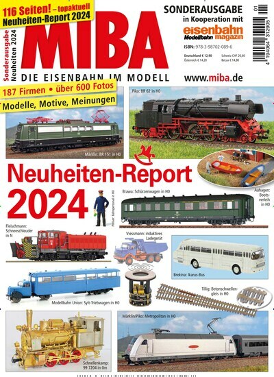 Titelbild der Ausgabe 1/2024 von MIBA Sonderausgabe. Diese Zeitschrift und viele weitere Reisemagazine, Freizeitmagazine und Wissensmagazine als Abo oder epaper bei United Kiosk online kaufen.