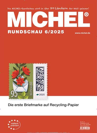 Titelbild der Ausgabe 6/2025 von Michel-Rundschau. Diese Zeitschrift und viele weitere Reisemagazine, Freizeitmagazine und Wissensmagazine als Abo oder epaper bei United Kiosk online kaufen.