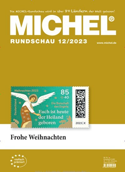 Titelbild der Ausgabe 12/2023 von Michel-Rundschau. Diese Zeitschrift und viele weitere Reisemagazine, Freizeitmagazine und Wissensmagazine als Abo oder epaper bei United Kiosk online kaufen.