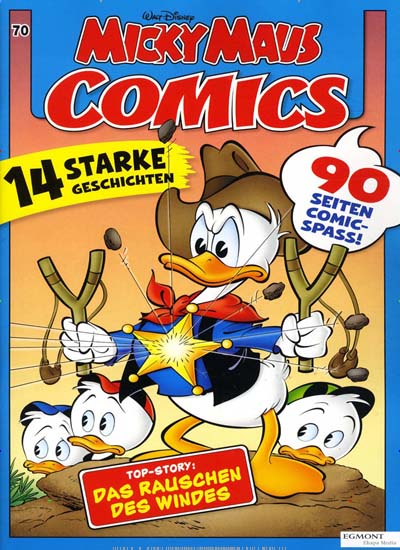 Titelbild der Ausgabe 70/2023 von Micky Maus Comics. Diese Zeitschrift und viele weitere Jugendzeitschriften und Kinderzeitschriften als Abo oder epaper bei United Kiosk online kaufen.