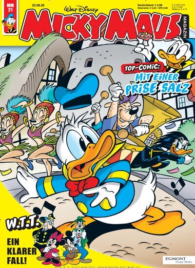 Titelbild der Ausgabe 21/2026 von Micky Maus Magazin. Diese Zeitschrift und viele weitere Jugendzeitschriften und Kinderzeitschriften als Abo oder epaper bei United Kiosk online kaufen.