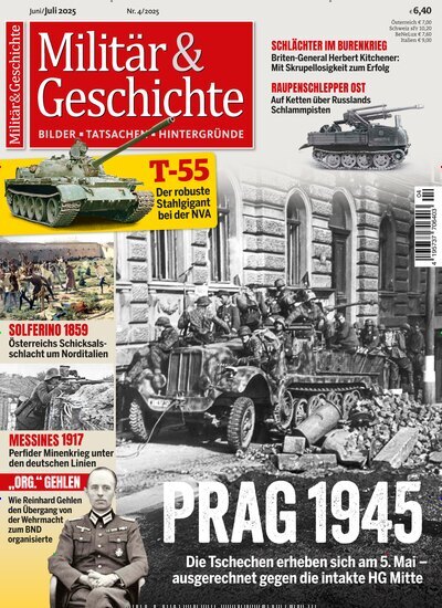 Titelbild der Ausgabe 4/2025 von Militär & Geschichte. Diese Zeitschrift und viele weitere Reisemagazine, Freizeitmagazine und Wissensmagazine als Abo oder epaper bei United Kiosk online kaufen.