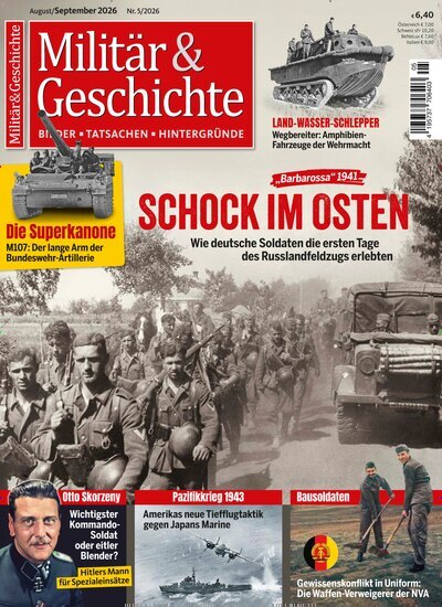 Titelbild der Ausgabe 5/2026 von Militär & Geschichte. Diese Zeitschrift und viele weitere Reisemagazine, Freizeitmagazine und Wissensmagazine als Abo oder epaper bei United Kiosk online kaufen.