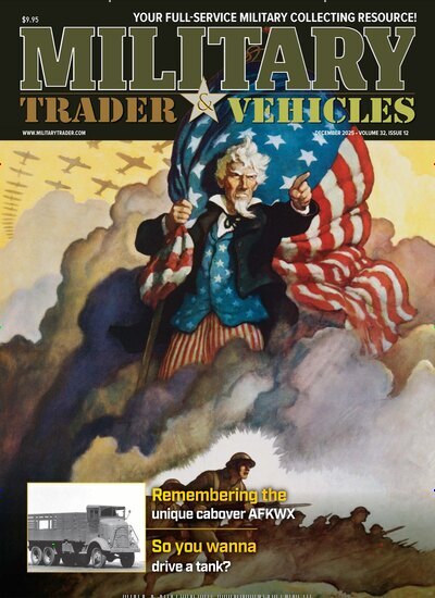 Titelbild der Ausgabe 12/2025 von Military Trader. Diese Zeitschrift und viele weitere Reisemagazine, Freizeitmagazine und Wissensmagazine als Abo oder epaper bei United Kiosk online kaufen.