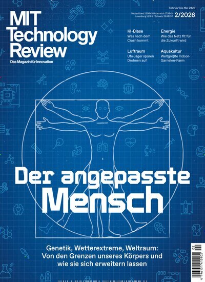 Titelbild der Ausgabe 2/2026 von MIT Technology Review. Diese Zeitschrift und viele weitere Reisemagazine, Freizeitmagazine und Wissensmagazine als Abo oder epaper bei United Kiosk online kaufen.