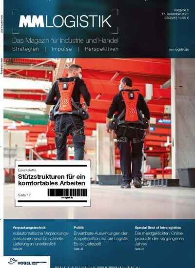 Titelbild der Ausgabe 6/2021 von MM Logistik. Diese Zeitschrift und viele weitere Industriemagazine und Handwerkmagazine als Abo oder epaper bei United Kiosk online kaufen.
