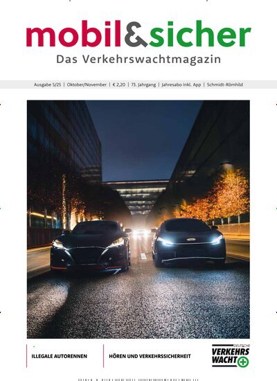 Titelbild der Ausgabe 5/2025 von mobil und sicher. Diese Zeitschrift und viele weitere Logistikmagazine und Medienmagazine als Abo oder epaper bei United Kiosk online kaufen.