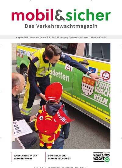 Titelbild der Ausgabe 6/2025 von mobil und sicher. Diese Zeitschrift und viele weitere Logistikmagazine und Medienmagazine als Abo oder epaper bei United Kiosk online kaufen.