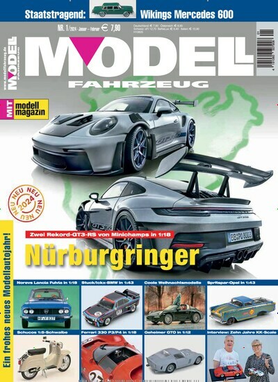 Titelbild der Ausgabe 1/2024 von Modell Fahrzeug. Diese Zeitschrift und viele weitere Reisemagazine, Freizeitmagazine und Wissensmagazine als Abo oder epaper bei United Kiosk online kaufen.