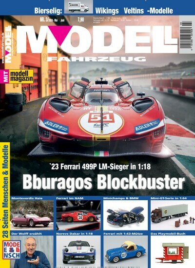 Titelbild der Ausgabe 3/2024 von Modell Fahrzeug. Diese Zeitschrift und viele weitere Reisemagazine, Freizeitmagazine und Wissensmagazine als Abo oder epaper bei United Kiosk online kaufen.