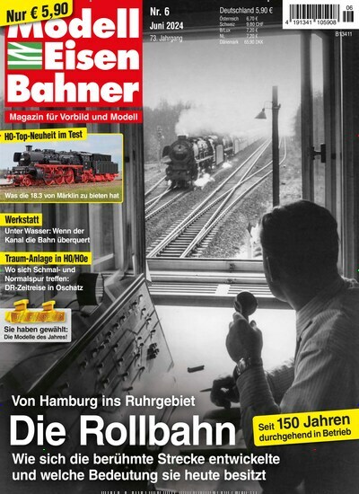 Titelbild der Ausgabe 6/2024 von Modelleisenbahner. Diese Zeitschrift und viele weitere Reisemagazine, Freizeitmagazine und Wissensmagazine als Abo oder epaper bei United Kiosk online kaufen.